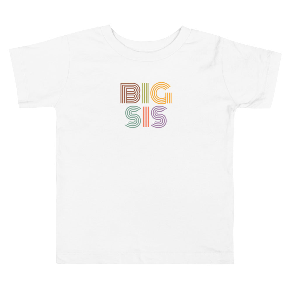 Big Sis Retro Toddler Tee